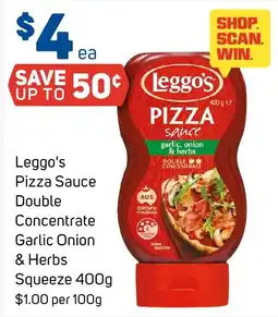 Foodland Leggo's Pizza Sauce Double Concentrate Garlic Onion & Herbs offer