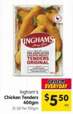 Spar Ingham's Chicken Tenders offer