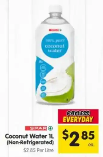 Spar Coconut Water 1L offer