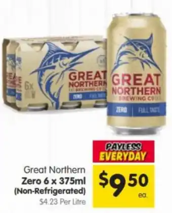 Spar Great Northern Zero offer