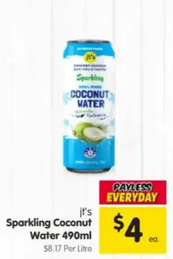 Spar it's Sparkling Coconut Water offer