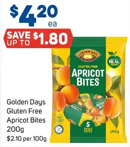 Foodland Golden Days Gluten Free Apricot Bites offer