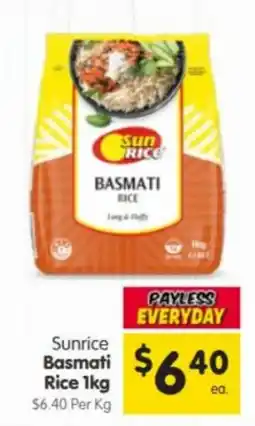 Spar Sunrice Basmati Rice offer