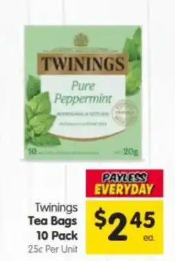 Spar Twinings Tea Bags offer