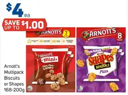 Foodland Arnott's Multipack Biscuits or Shapes offer