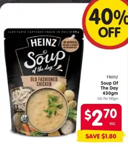 Spar Heinz Soup Of The Day Old Fashioned Chicken offer