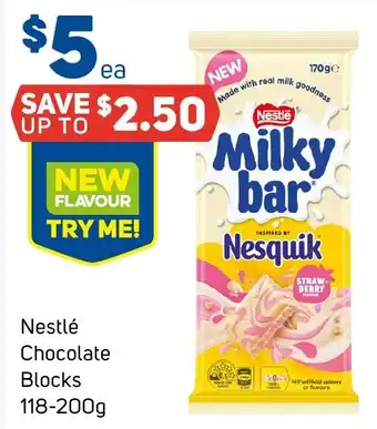 Foodland Nestlé Chocolate Blocks offer
