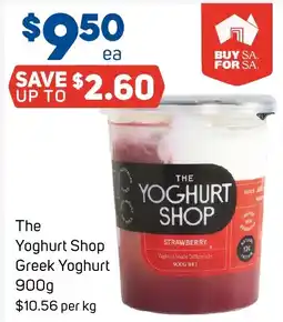 Foodland The Yoghurt Shop Greek Yoghurt offer