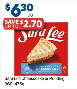 Foodland Sara Lee Cheesecake offer