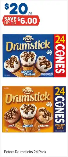 Foodland Peters Drumsticks offer