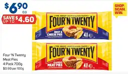 Foodland Four 'N Twenty Meat Pies offer
