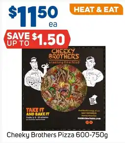 Foodland Cheeky Brothers Pizza offer