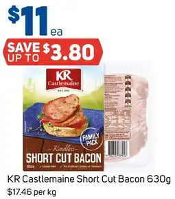Foodland KR Castlemaine Short Cut Bacon offer