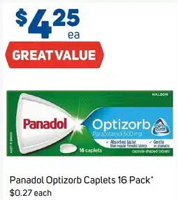 Foodland Panadol optizorb caplets offer