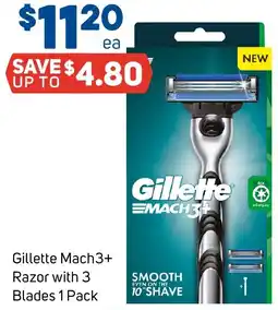 Foodland Gillette Mach3+ Razor with 3 Blades offer