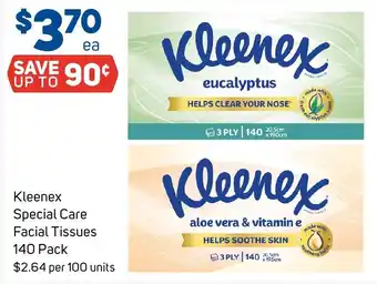 Foodland Kleenex Special Care Facial Tissues offer