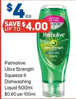 Foodland Palmolive Ultra Strength Squeeze It Dishwashing Liquid offer