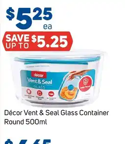 Foodland Décor Vent & Seal Glass Container offer
