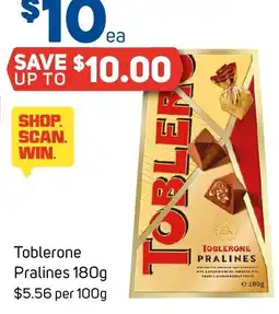 Foodland Toblerone Pralines offer