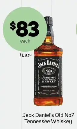Foodland Jack Daniel's Old No7 Tennessee Whiskey offer