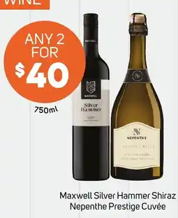 Foodland Maxwell Silver Hammer Shiraz Nepenthe Prestige Cuvée offer