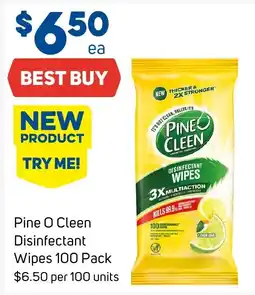 Foodland Pine O Cleen Disinfectant Wipes offer