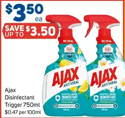 Foodland Ajax Disinfectant Trigger offer