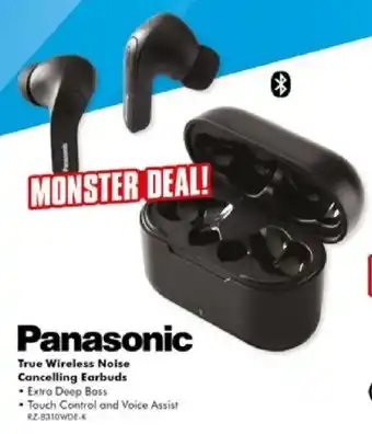 The Good Guys Panasonic True Wireless Noise Cancelling Earbuds offer