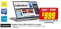 The Good Guys Lenovo IdeaPad 5 Flex i5 8GB 512GB 2-in-1 Laptop offer