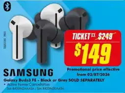 The Good Guys Samsung Galaxy Buds3 FE offer