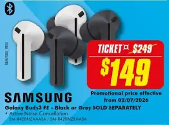 The Good Guys Samsung Galaxy Buds3 FE offer