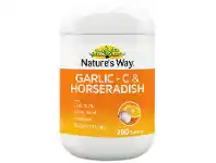 Woolworths Nature’s Way Immunity Defence Garlic & Horseradish Tablets Pk 200 offer