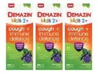 Superpharmacy Demazin Kids 2+ Cough + Immune Defence Syrup Natural Berry Flavour 200ml offer