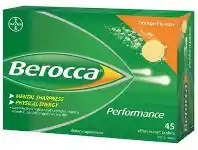 Berocca Performance 45 Effervescent Tablets Orange