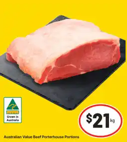 IGA Australian Value Beef Porterhouse Portions offer