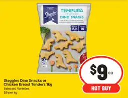 IGA Steggles Tempura Chicken Dino Snacks offer