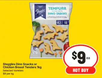 Steggles Tempura Chicken Dino Snacks