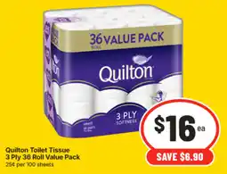 IGA Quilton Toilet Tissue offer