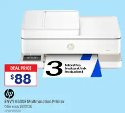 Officeworks hp ENVY 6530E Multifunction Printer offer