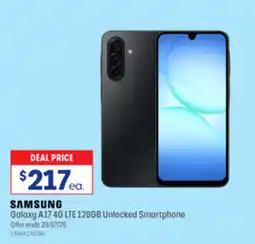 Officeworks Samsung Galaxy A17 4G LTE 128GB Unlocked Smartphone offer