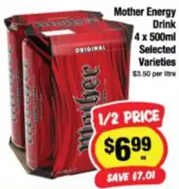 CORNETTS Mother Energy Drink offer