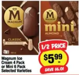CORNETTS Magnum Ice Cream offer