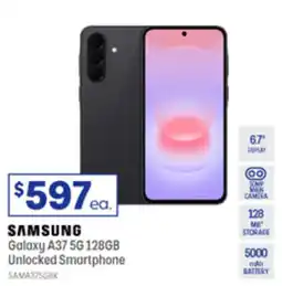 Officeworks Samsung Galaxy A37 5G 128GB offer