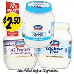 Not Quite Right Jalna Pot Set Yoghurt Varieties offer