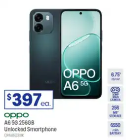 Officeworks oppo A6 5G 256GB Unlocked Smartphone offer