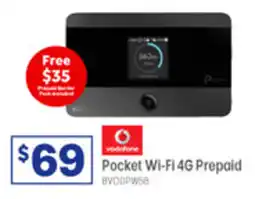 Officeworks Vodafone Pocket Wi-Fi 4G Prepaid offer