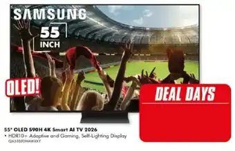 The Good Guys Samsung 55" OLED 590H 4K Smart AI TV 2026 offer