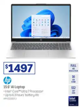 Officeworks hp 15.6" Ai Laptop offer