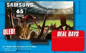 The Good Guys Samsung 65" OLED S90H 4K Smart AI TV 2026 offer
