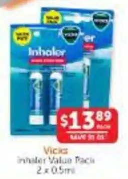 WHOLELIFE Vics Inhaler Value Pack offer